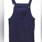 Hengsheng jeans corduroy romper. Navy blue. Size Large Blue Photo 3