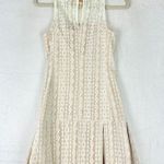 Endless Rose  Lace Pleat Mini Dress Size XS Off White Graduation Bride NEW Photo 1