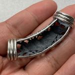 Vintage 925 Sterling Silver Ornate Filigree Tube Bead Charm Scrollwork Pendant Photo 1