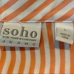 Soho  Striped Button Down Shirt Photo 2