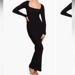 SKIMS NWT Soft Lounge Long-Sleeve Maxi Dress Onyx Size XL Photo 1