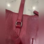 Ralph Lauren Polo ID Calfskin Mini Shoulder Bag Pomegranate red convertible Photo 12