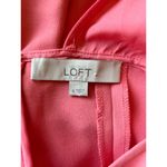 Loft Pink Scalloped Tiered Aline Dress Photo 4