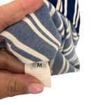 Amanda Uprichard Jumpsuit Striped Navy/White V Neck Cap Sleeve Slit Leg Size M Photo 9