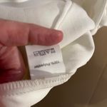 SweatyRocks  White High Waisted Double Breasted Vintage Look Cloth Shorts Photo 3