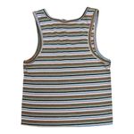 Urban Outfitters  Tank Scoop Neck Striped Embroidered Mushroom Cottagecore Medium Photo 3