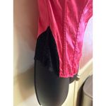 Pink & Black Fredricks of Hollywood M Lace Floral Corset Top Size M Photo 2