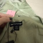 Pretty Little Thing Sage Green off the shoulder formal dress Photo 2