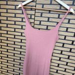 Rolla Coster ‎ Pink Ribbed Tank Dress Size Medium Photo 2