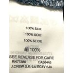 Abigail Borg Botanical Print Size 0 for J Crew Navy Floral Silk Dressy Tank Top Blue Photo 7