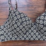 Madewell • Bustier Bikini Top black white print Tulip Tree tie back swimsuit Photo 2