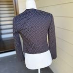 Banana Republic size 2P Geometric Patterned Black Jacket Photo 5