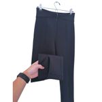 Good American Glam Exec Pant High Waist Stretch Size Large Black Career Workwear Photo 4
