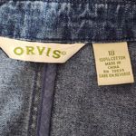 Orvis  Women's Denim Blazer Size 18 Women's Jean Jacket Photo 7