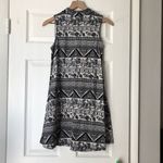 Pink Rose  Black and White Sleeveless dress floral Photo 7