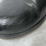 Steve Madden  Temmpt Black Leather Mid Rise Boots 8M moto back zipper Photo 9