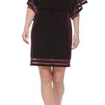 Jessica Howard  GREEN Velvet Knee Shift Dress, Size 14 EXCELLENT! Photo 0