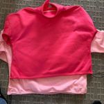 Pink Bundle Of 2 1/2 Zip Pullover Sweatshirts 3XL Fits 2XL With Drawstring Waist Size 2X Photo 8