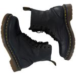 Dr. Martens 1460 Pascal Virginia Pebbled Leather Lace Up Combat Boots Black Sz 6 Photo 7