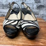Michael Kors EUC  Animal Print Wedge Sandals Size 10M (Shoe Bag Included) Photo 2