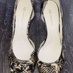 Anne Klein ‎ Women's 10M Shoe Snake Skin Leather Stiletto Pump Heel S-114 Photo 0