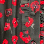 Kate Spade | XXS | Silk Floral Poppy Print Belted Mini Shirtdress | Retail $398! Photo 10