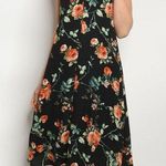 Boutique Floral Midi Dress Photo 0