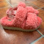 UGG  Hot Pink Oh Fluffita Platform Sandals Size US 12 Photo 5