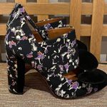 Marc by Marc Jacobs  Suede Toe Tip With Printed Fabric Retro Style Shoes Size 8 Photo 3