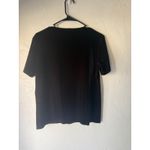Hillard Hanson Vintage 90s Grunge Black Velvet Short Sleeve Top Whimisgoth M Size M Photo 4