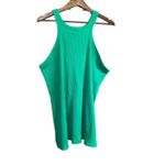 Ava & Viv  plus size green ribbed tank top size 1X cotton polyester‎ spandex Photo 1
