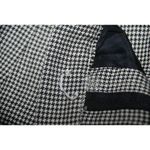 Rafaella Vintage Woolmark Houndstooth Lined Pleated Wool Pants Women 16 Career Photo 7