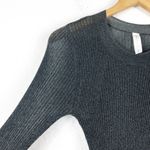 Anthropologie Daily Practice by Sheer Sparkle Sweater Midi Dress Medium Knit Photo 9