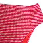 Aerie  Crinkle Stripe High Cut Cheeky Bikini Bottom Neon M New Photo 4