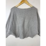 ZARA  Knit Batwing Sweater Women’s Size S Tan Boat Neck Knit Top Photo 4