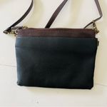 Chala Floral Mandala Embroidered Crossbody Bag Brown Vegan Leather Small Photo 3