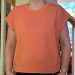 Sundry NWOT  orange muscle sweatshirt L Photo 0