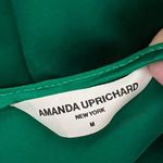 Amanda Uprichard 100% Silk Samba Gown In Dark Green Photo 10