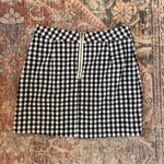Timeless B&W Gingham Mini Skirt Black Photo 5