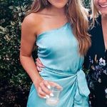 Lucy in the Sky Santorini Satin Wrap Dress Photo 3