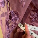 ASOS  Pink Long Sleeve Mock Neck Gown Photo 4