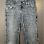 Wrangler  Jeans Womens 0x36 Blue Bootcut 07MWZKS Embellished Back Pocket Denim Photo 0