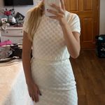 Atelier Checkered Shirt and Skirt Set White Photo 0