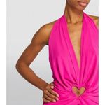 NERVI Maria Clara Feather Dress in Fuchsia 36 New Womens Long Maxi Heart Gown Pink Size undefined Photo 12