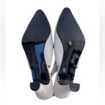 Whittall & Shon Women Rhinestone‎ Halt Moon Slingback Sandals Buckle Size 10 New Silver Photo 4