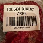 Lulus NWT Whirlwind Romance Burgundy Satin Floral jacquard Two piece set. Photo 8