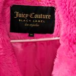 Juicy Couture Black Label Barbie Pink Fuzzy Zip Coat Extra Small Photo 4