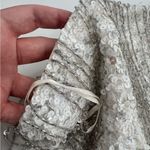 Retrofete Cassandra Sequin Fringe Dress white silver sz XS Photo 13