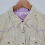 Wrangler Ultra Twenty X Western Show Shirt Jewel Snap Cowgirl Barrel Racing Sz L Purple Size L Photo 2