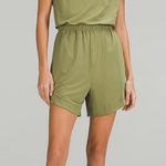 Lululemon Lightweight High-Neck Romper Bronze Green Size 4 Photo 0